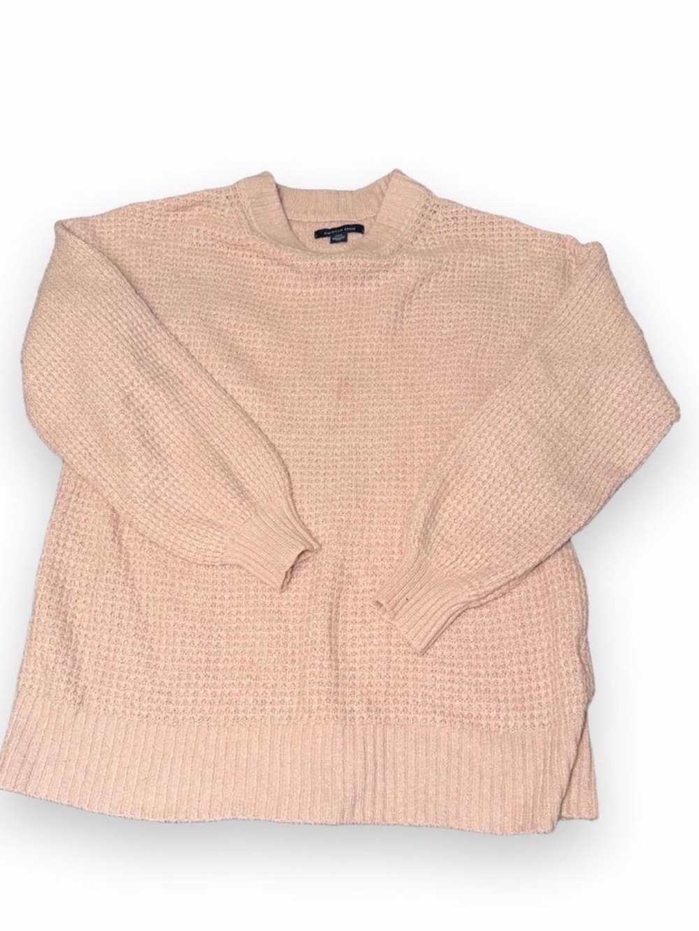 American Eagle Outfitters Pale Pink Crewneck Sweater